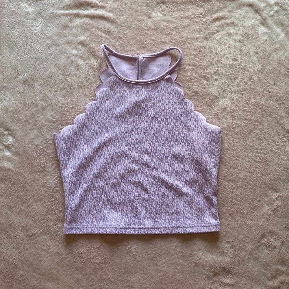 Purple Crop Top